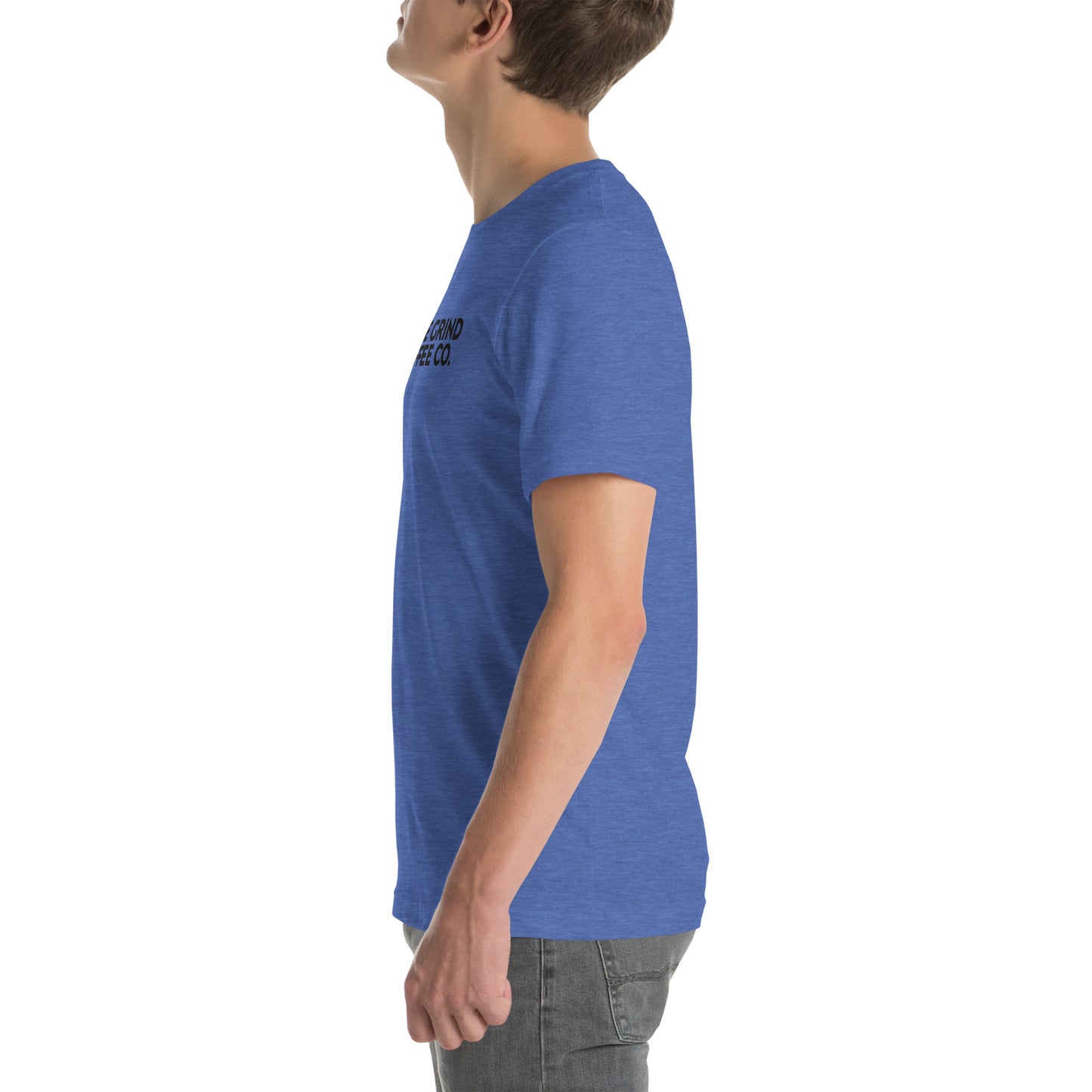Unisex t-shirt featuring True Grind Coffee Co logo